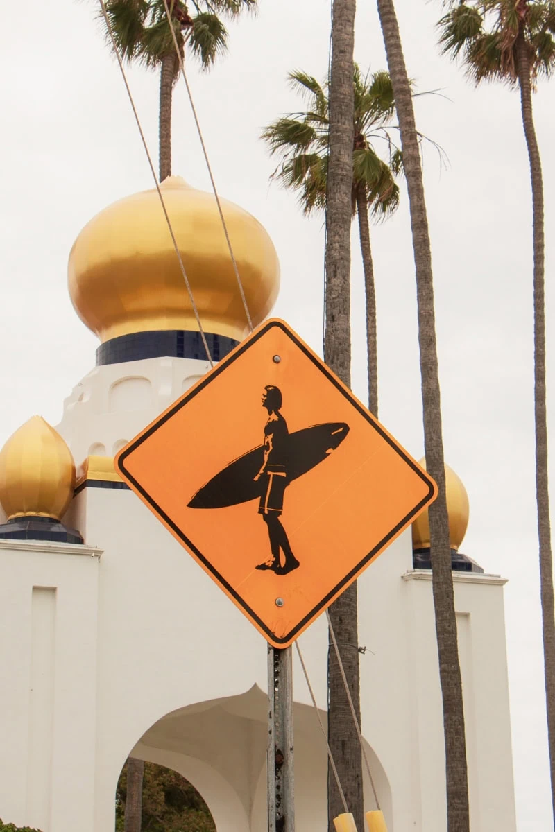 Biking along the scenic streets of Encinitas.