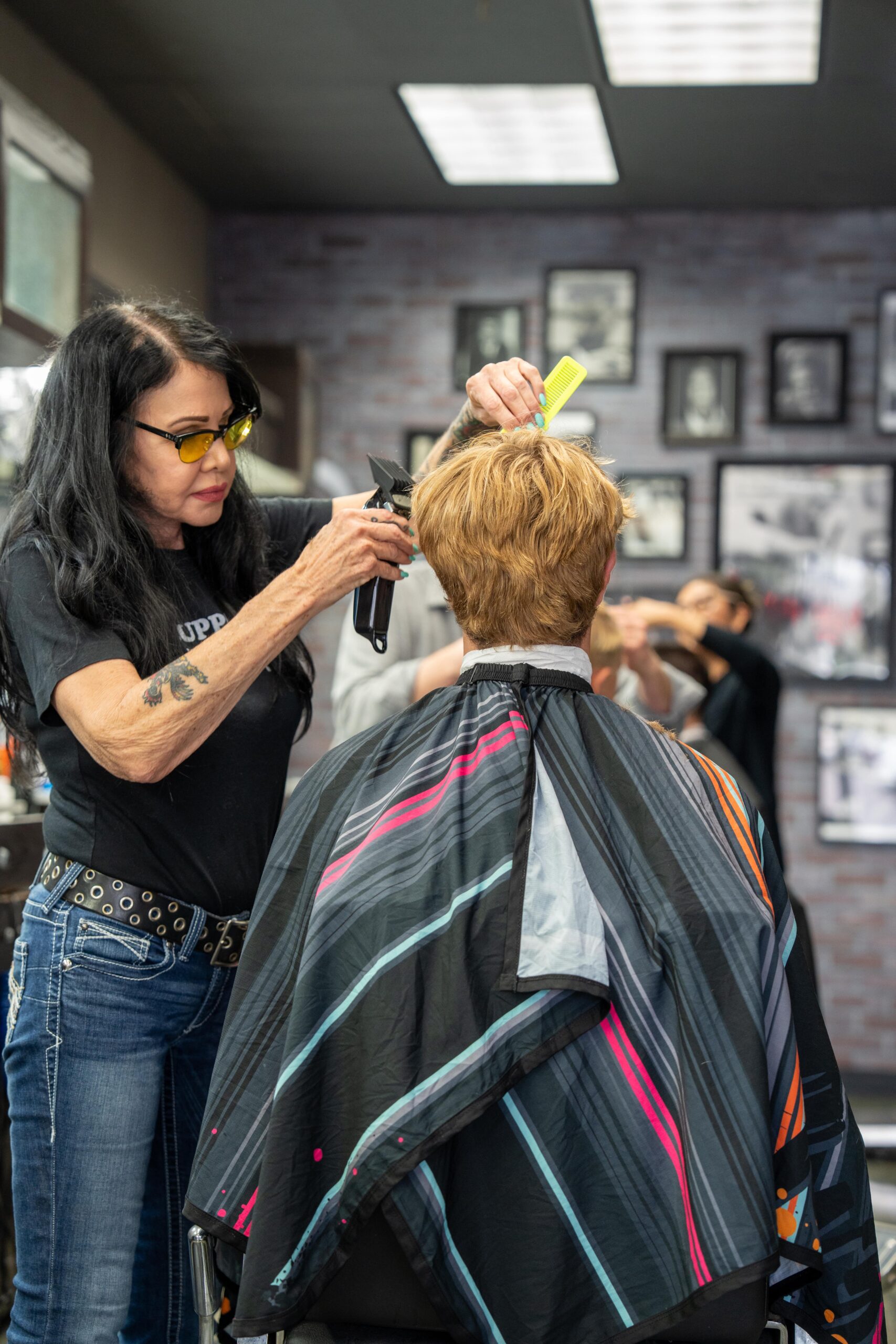 A welcoming place for everyone: Serving all ages at American Deluxe Barbershop Encinitas.
