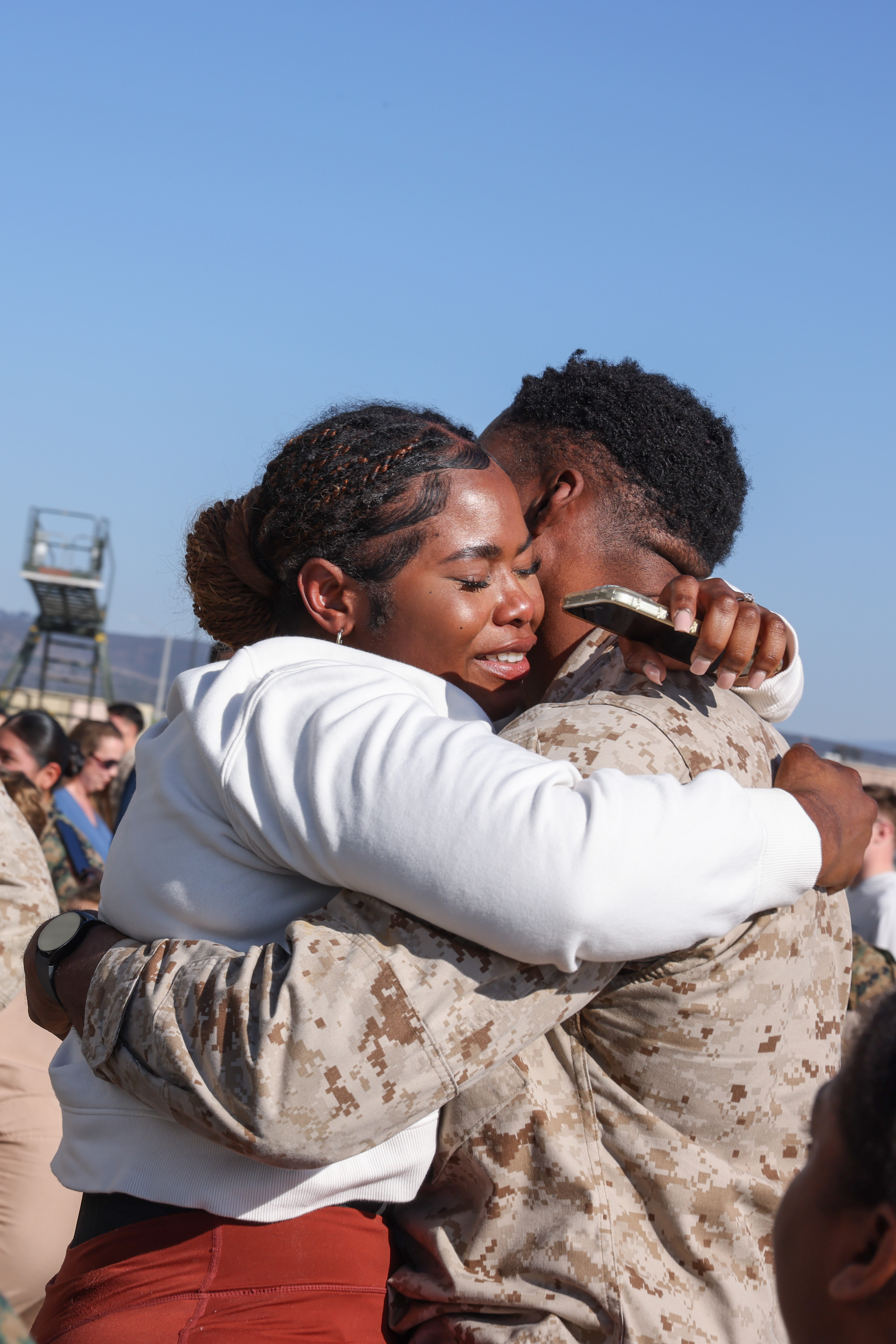 A military family—highlighting the contributions and needs of veterans in Encinitas.