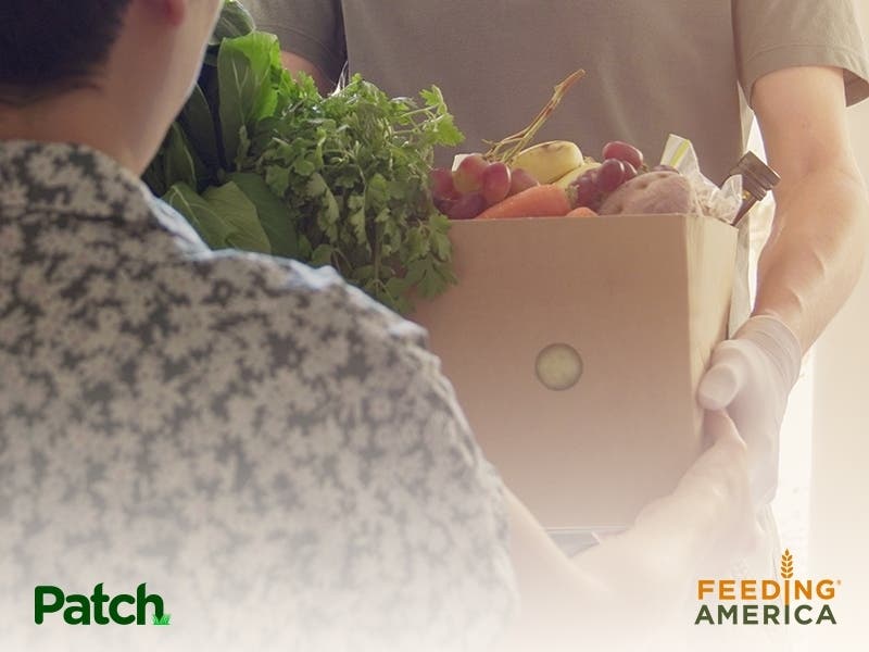 Map showing regions affected by SNAP benefit disruptions and countywide response resources.